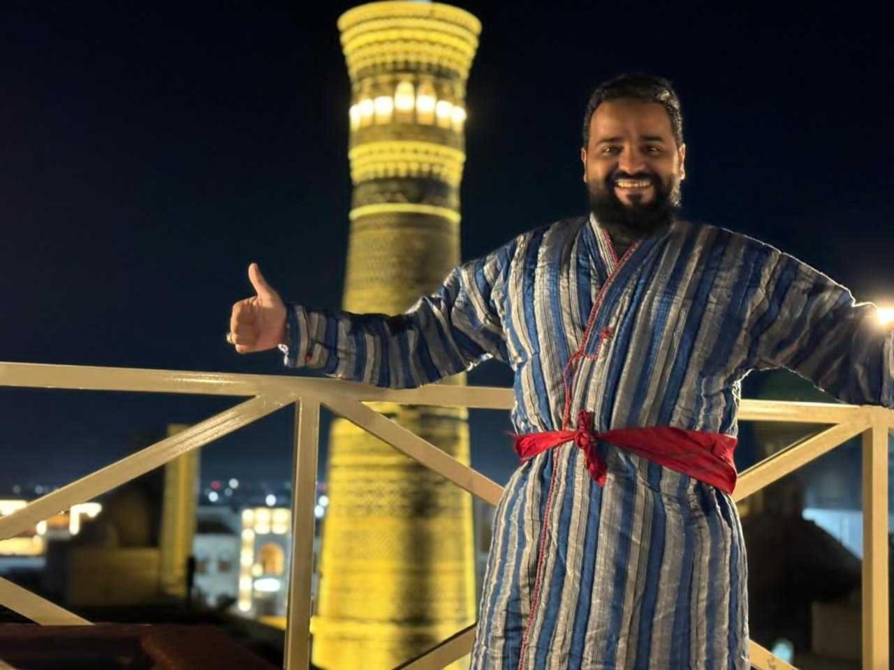 Poyi Kalon Teracce Hotel حلال Bukhara Bagian luar foto