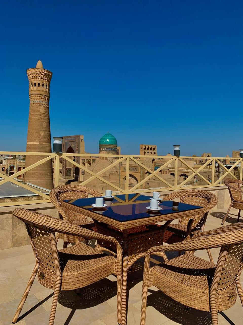 Poyi Kalon Teracce Hotel حلال Bukhara Bagian luar foto