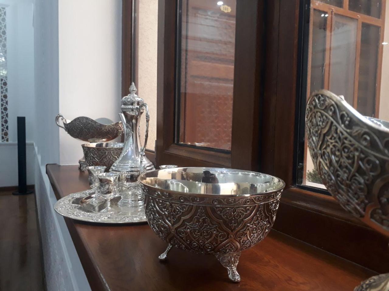 Poyi Kalon Teracce Hotel حلال Bukhara Bagian luar foto