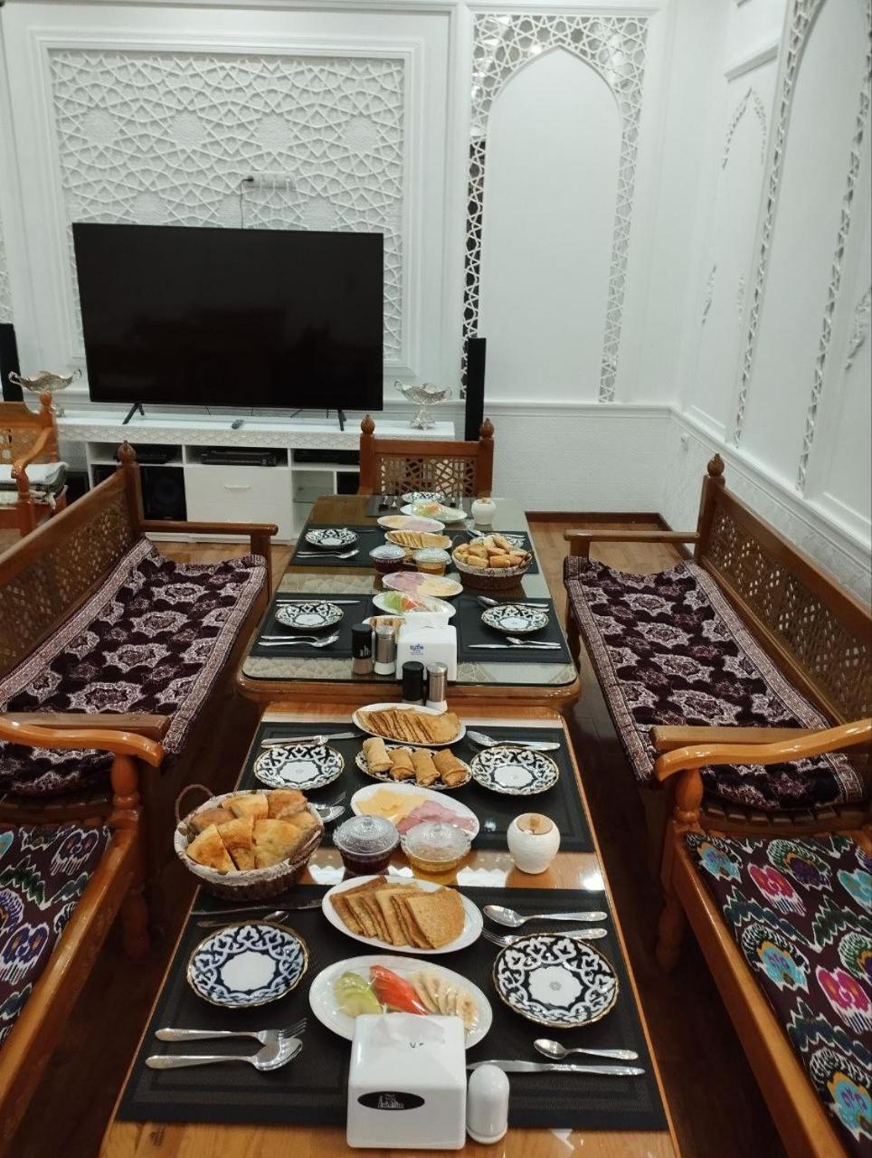 Poyi Kalon Teracce Hotel حلال Bukhara Bagian luar foto