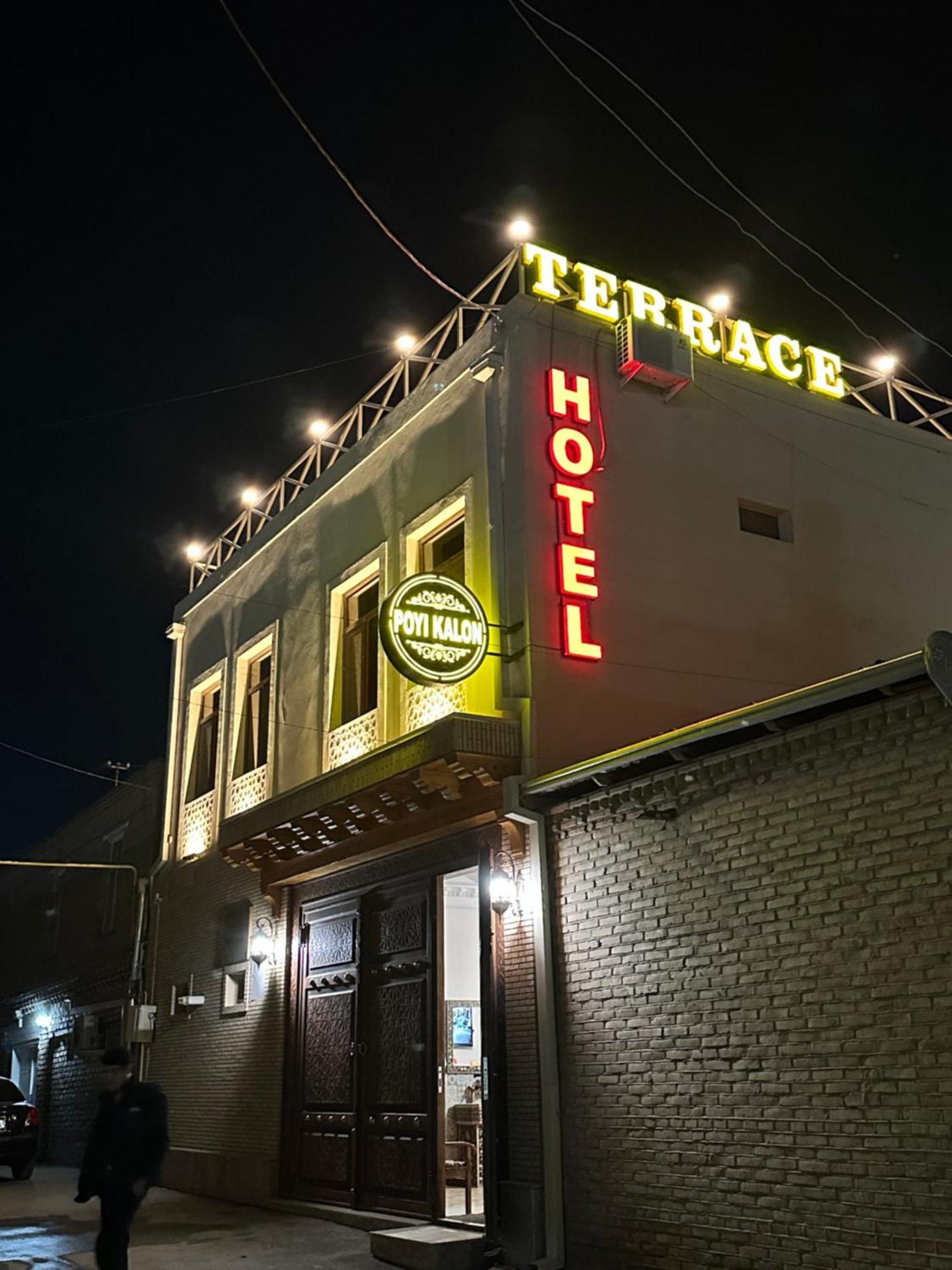 Poyi Kalon Teracce Hotel حلال Bukhara Bagian luar foto