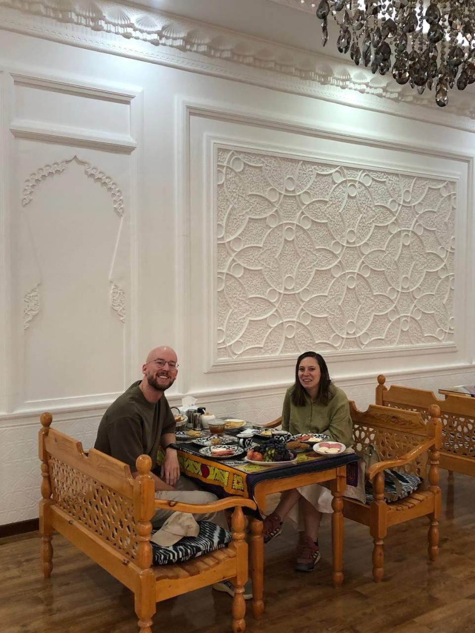 Poyi Kalon Teracce Hotel حلال Bukhara Bagian luar foto